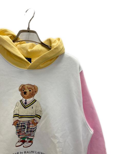 POLO RALPH LAUREN（ポロ・ラルフローレン）POLO RALPH LAUREN (ポロ・ラルフローレン) プルオーバーパーカー ホワイト サイズ:XLの古着・服飾アイテム
