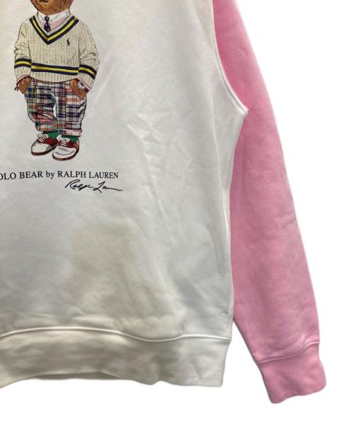 POLO RALPH LAUREN（ポロ・ラルフローレン）POLO RALPH LAUREN (ポロ・ラルフローレン) プルオーバーパーカー ホワイト サイズ:XLの古着・服飾アイテム
