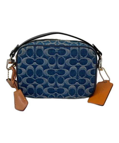 COACH（コーチ）COACH (コーチ) ストゥディオ カメラ バッグ 18 シグネチャー デニム ブルーの古着・服飾アイテム