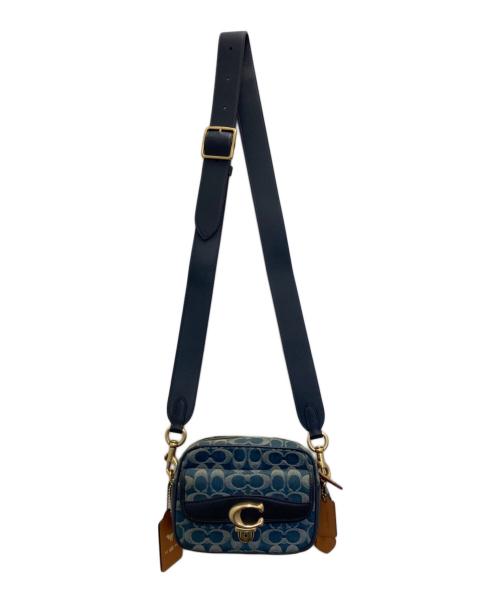 COACH（コーチ）COACH (コーチ) ストゥディオ カメラ バッグ 18 シグネチャー デニム ブルーの古着・服飾アイテム
