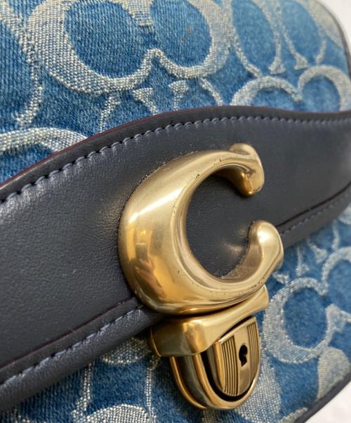 COACH（コーチ）COACH (コーチ) ストゥディオ カメラ バッグ 18 シグネチャー デニム ブルーの古着・服飾アイテム