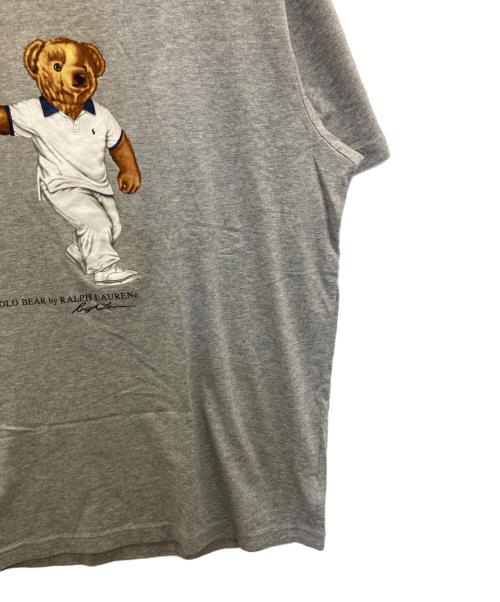 POLO RALPH LAUREN（ポロ・ラルフローレン）POLO RALPH LAUREN (ポロ・ラルフローレン) ポロベアプリントTシャツ グレー サイズ:Lの古着・服飾アイテム