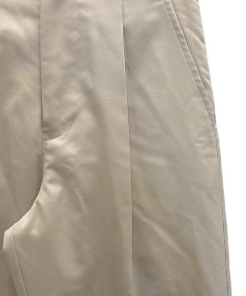THE SHINZONE（ザ シンゾーン）THE SHINZONE (ザ シンゾーン) ハイウエスト ワンタック スラックス ベージュ サイズ:32の古着・服飾アイテム