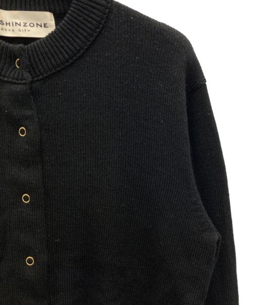THE SHINZONE（ザ シンゾーン）THE SHINZONE (ザ シンゾーン) LONG RIB CARDIGAN ブラック サイズ:FOの古着・服飾アイテム