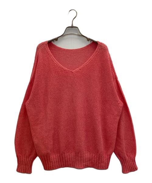 Spick and Span（スピック＆スパン）Spick and Span (スピック＆スパン) ペーパーヤーン2WAYルーズプルオーバー ピンク サイズ:表記無しの古着・服飾アイテム