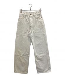 JOHNBULL（ジョンブル）の古着「11.5oz デニム ワイドジーンズ」｜ホワイト