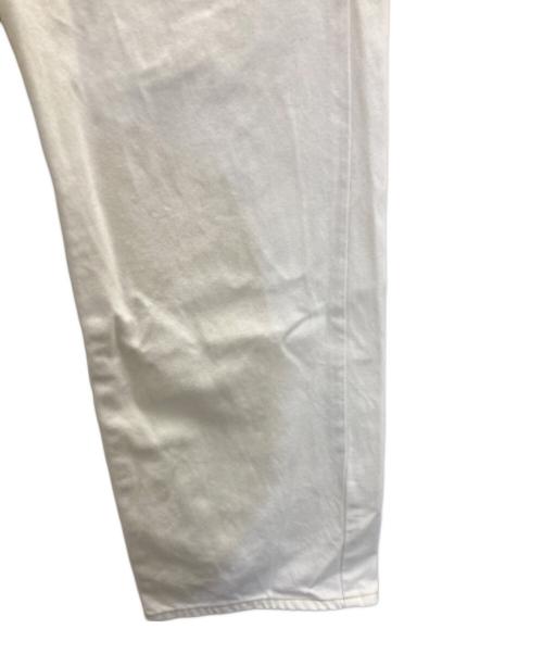 JOHNBULL（ジョンブル）Johnbull (ジョンブル) 11.5oz デニム ワイドジーンズ ホワイト サイズ:26の古着・服飾アイテム