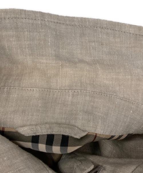 BURBERRY LONDON（バーバリーロンドン）BURBERRY LONDON (バーバリーロンドン) リネン比翼ジャケット ベージュ サイズ:Lの古着・服飾アイテム
