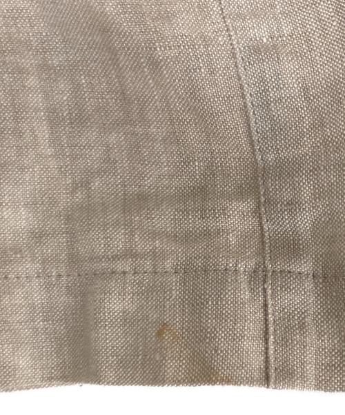 BURBERRY LONDON（バーバリーロンドン）BURBERRY LONDON (バーバリーロンドン) リネン比翼ジャケット ベージュ サイズ:Lの古着・服飾アイテム