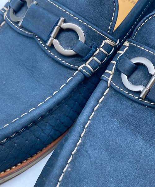 BURBERRY LONDON（バーバリーロンドン）BURBERRY LONDON (バーバリーロンドン) ローファー ネイビー サイズ:25.5cmの古着・服飾アイテム
