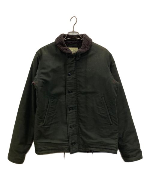 BUZZ RICKSON'S（バズリクソンズ）Buzz Rickson's (バズリクソンズ) デッキジャケット グリーン サイズ:Lの古着・服飾アイテム