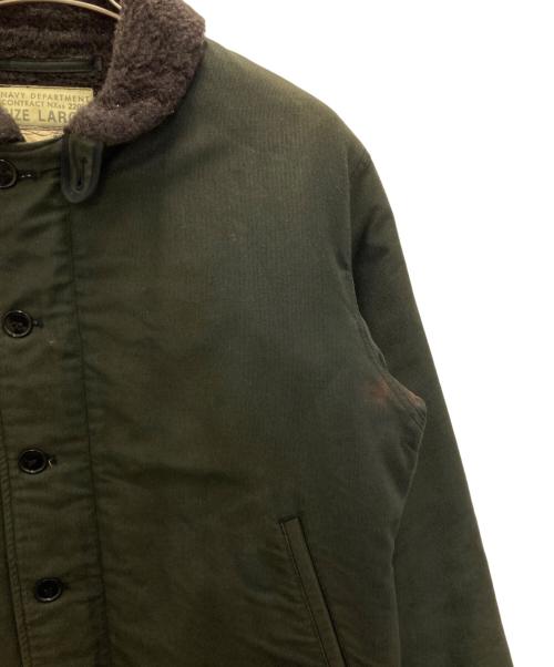 BUZZ RICKSON'S（バズリクソンズ）Buzz Rickson's (バズリクソンズ) デッキジャケット グリーン サイズ:Lの古着・服飾アイテム