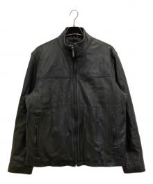 Ben Sherman（ベンシャーマン）の古着「レザージャケット」｜ブラック