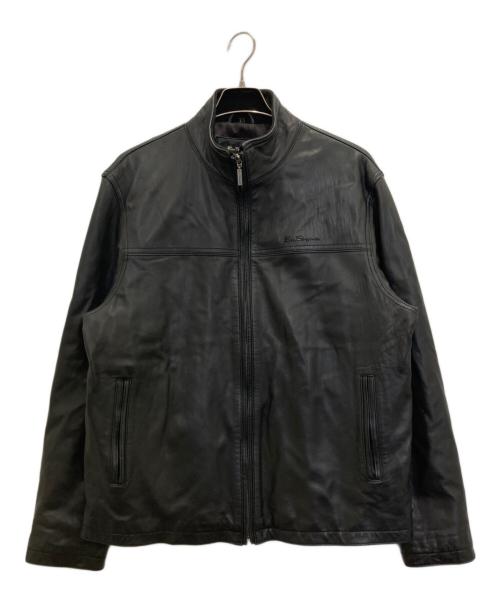 Ben Sherman（ベンシャーマン）Ben Sherman (ベンシャーマン) レザージャケット ブラック サイズ:Lの古着・服飾アイテム