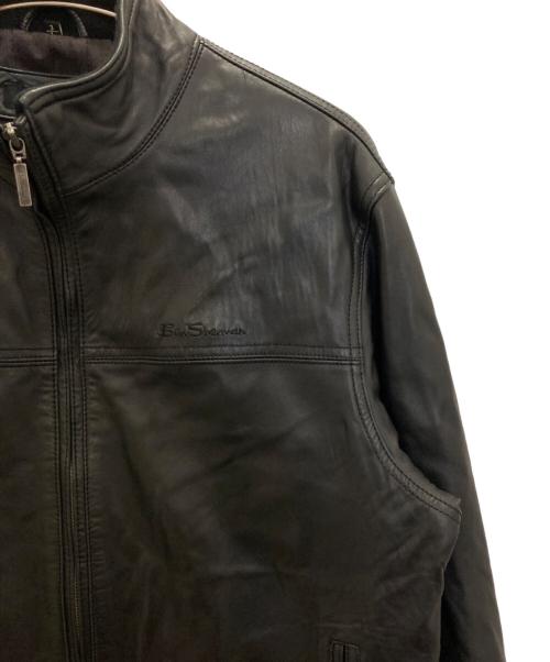 Ben Sherman（ベンシャーマン）Ben Sherman (ベンシャーマン) レザージャケット ブラック サイズ:Lの古着・服飾アイテム