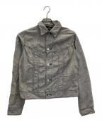 tricot COMME des GARCONSトリココムデギャルソン）の古着「リネン混ジャケット」｜グレー