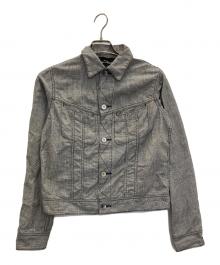 tricot COMME des GARCONS（トリココムデギャルソン）の古着「リネン混ジャケット」｜グレー