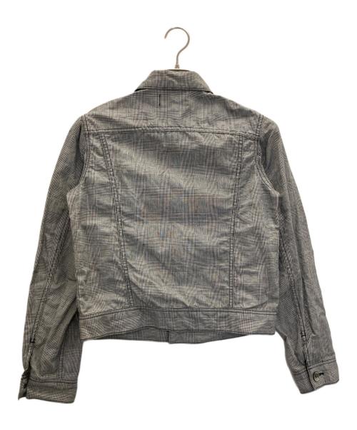 tricot COMME des GARCONS（トリココムデギャルソン）tricot COMME des GARCONS (トリココムデギャルソン) リネン混ジャケット グレー サイズ:Ｍの古着・服飾アイテム