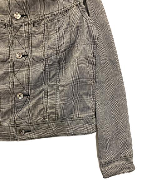 tricot COMME des GARCONS（トリココムデギャルソン）tricot COMME des GARCONS (トリココムデギャルソン) リネン混ジャケット グレー サイズ:Ｍの古着・服飾アイテム