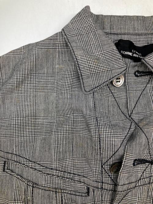 tricot COMME des GARCONS（トリココムデギャルソン）tricot COMME des GARCONS (トリココムデギャルソン) リネン混ジャケット グレー サイズ:Ｍの古着・服飾アイテム