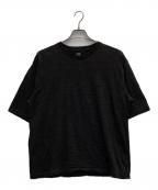 BATONERバトナ―）の古着「SUMMER WOOL T-SHIRT」｜ブラウン