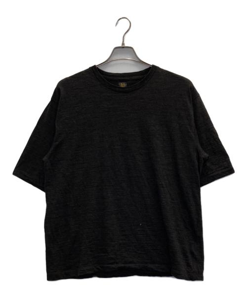 BATONER（バトナ―）BATONER (バトナ―) SUMMER WOOL T-SHIRT ブラウン サイズ:3の古着・服飾アイテム