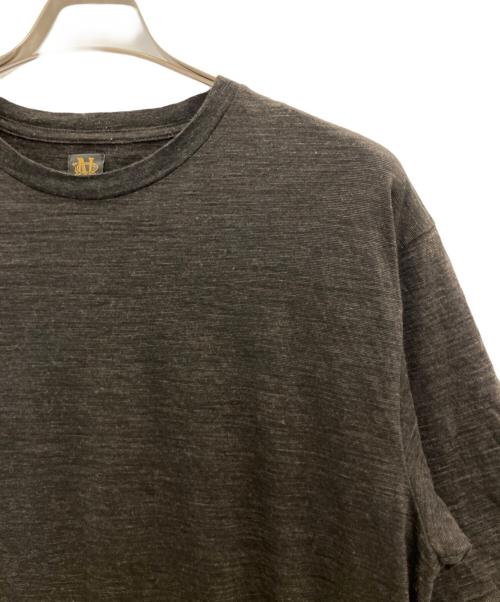 BATONER（バトナ―）BATONER (バトナ―) SUMMER WOOL T-SHIRT ブラウン サイズ:3の古着・服飾アイテム