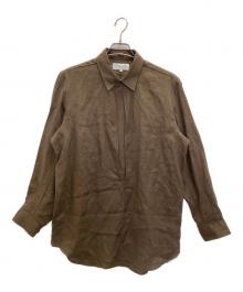 FOLL（フォル）の古着「washed linen skipper shirt」｜ブラウン