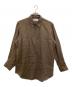 FOLL（フォル）の古着「washed linen skipper shirt」｜ブラウン