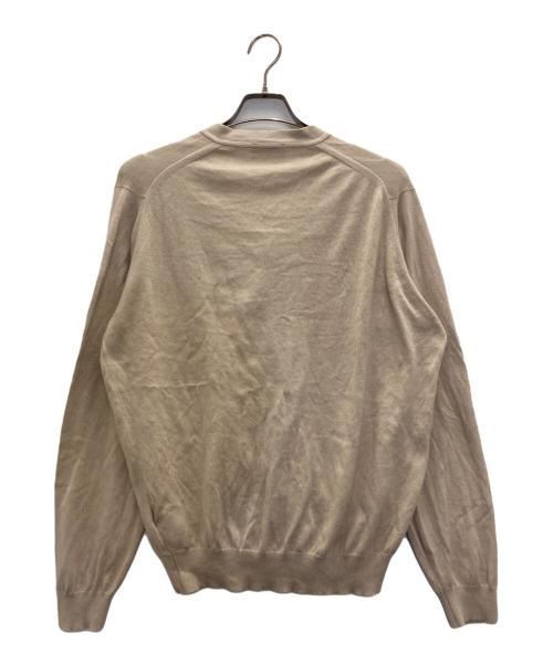 JOHN SMEDLEY（ジョンスメドレー）JOHN SMEDLEY (ジョンスメドレー) SEA ISLAND COTTON カーディガン ベージュ サイズ:Lの古着・服飾アイテム