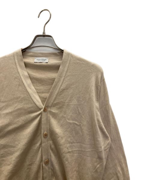 JOHN SMEDLEY（ジョンスメドレー）JOHN SMEDLEY (ジョンスメドレー) SEA ISLAND COTTON カーディガン ベージュ サイズ:Lの古着・服飾アイテム