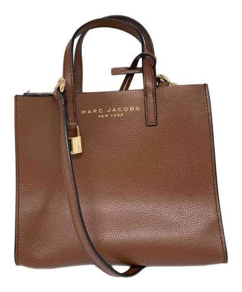 MARC JACOBS（マークジェイコブス）MARC JACOBS (マークジェイコブス) THE GRIND MINI TOTE BAG ブラウンの古着・服飾アイテム