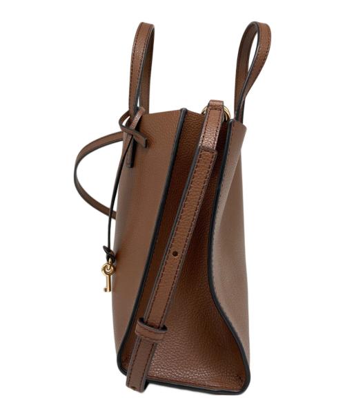 MARC JACOBS（マークジェイコブス）MARC JACOBS (マークジェイコブス) THE GRIND MINI TOTE BAG ブラウンの古着・服飾アイテム