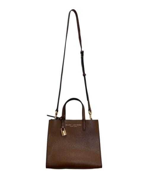 MARC JACOBS（マークジェイコブス）MARC JACOBS (マークジェイコブス) THE GRIND MINI TOTE BAG ブラウンの古着・服飾アイテム