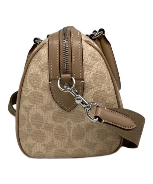 COACH（コーチ）COACH (コーチ) ローアン サッチェルバッグ ベージュの古着・服飾アイテム