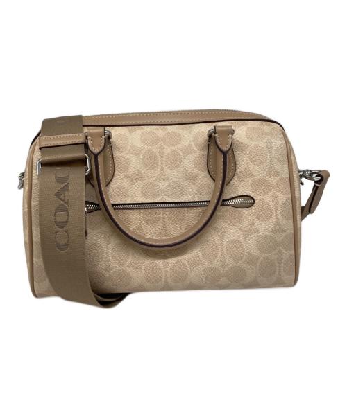 COACH（コーチ）COACH (コーチ) ローアン サッチェルバッグ ベージュの古着・服飾アイテム