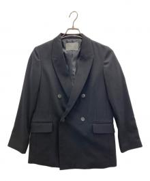 uncrave（アンクレイヴ）の古着「ウォッシャブルウールライクツイル ジャケット」｜ネイビー