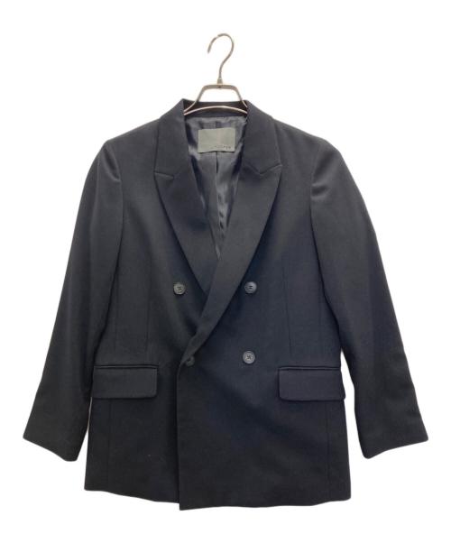 uncrave（アンクレイヴ）uncrave (アンクレイヴ) ウォッシャブルウールライクツイル ジャケット ネイビー サイズ:1の古着・服飾アイテム