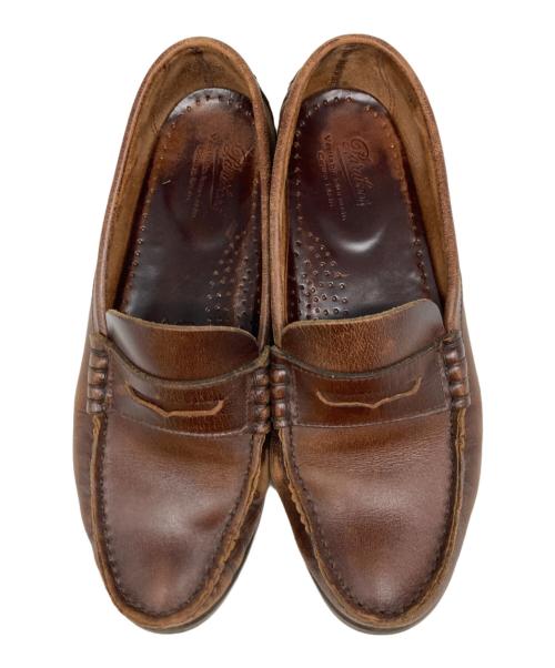 PARABOOT（パラブーツ）PARABOOT (パラブーツ) コインローファー ブラウン サイズ:SIZE ４の古着・服飾アイテム