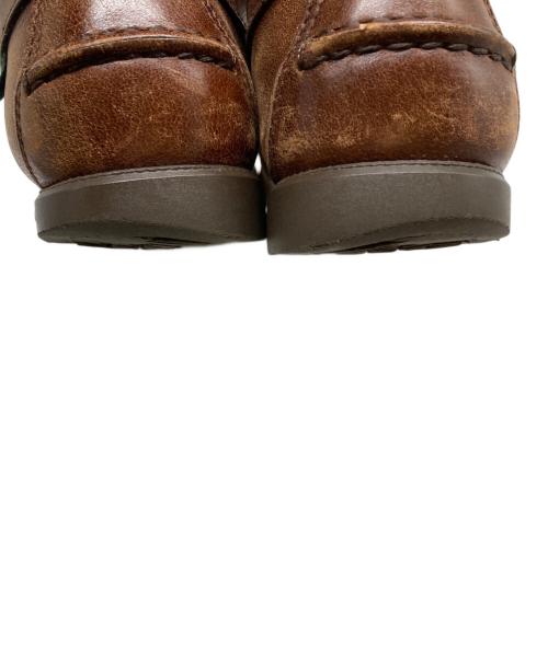 PARABOOT（パラブーツ）PARABOOT (パラブーツ) コインローファー ブラウン サイズ:SIZE ４の古着・服飾アイテム