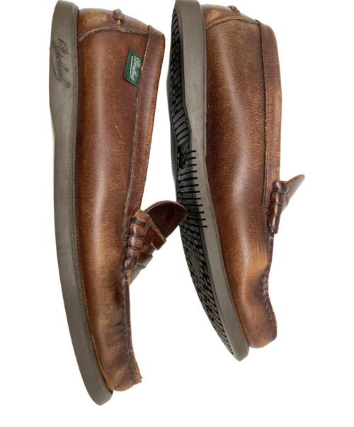 PARABOOT（パラブーツ）PARABOOT (パラブーツ) コインローファー ブラウン サイズ:SIZE ４の古着・服飾アイテム