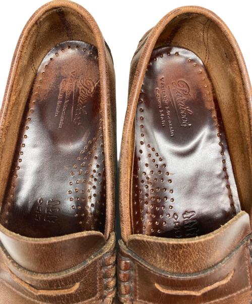 PARABOOT（パラブーツ）PARABOOT (パラブーツ) コインローファー ブラウン サイズ:SIZE ４の古着・服飾アイテム