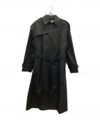 HYKEハイク）の古着「TRENCH COAT/BIG FIT」｜ブラック
