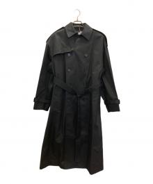 HYKE（ハイク）の古着「TRENCH COAT/BIG FIT」｜ブラック