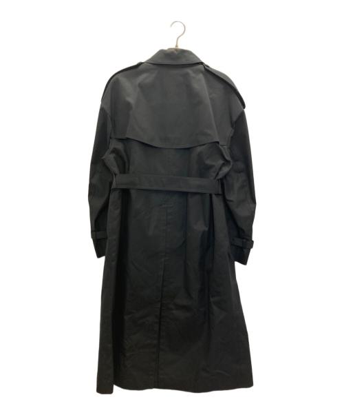 HYKE（ハイク）HYKE (ハイク) TRENCH COAT/BIG FIT ブラック サイズ:1の古着・服飾アイテム