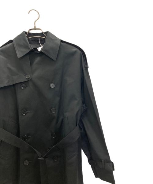 HYKE（ハイク）HYKE (ハイク) TRENCH COAT/BIG FIT ブラック サイズ:1の古着・服飾アイテム