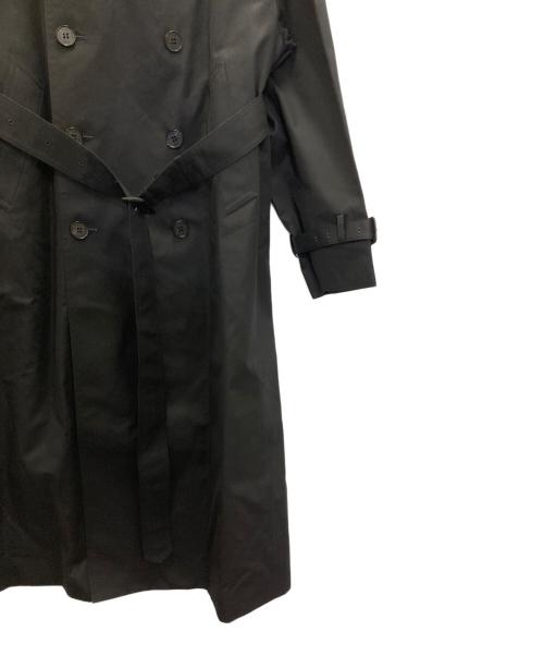 HYKE（ハイク）HYKE (ハイク) TRENCH COAT/BIG FIT ブラック サイズ:1の古着・服飾アイテム