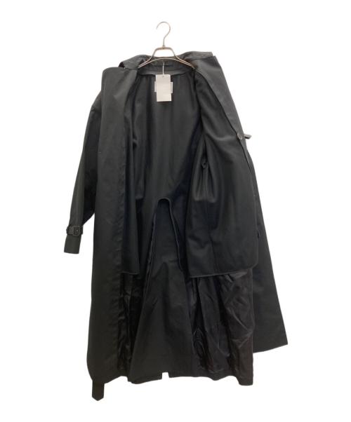 HYKE（ハイク）HYKE (ハイク) TRENCH COAT/BIG FIT ブラック サイズ:1の古着・服飾アイテム
