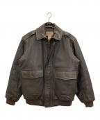 L.L.Beanエルエルビーン）の古着「ゴートスキンA-2フライトジャケット」｜ブラウン