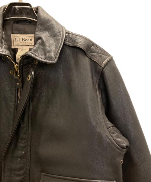 L.L.Bean（エルエルビーン）L.L.Bean (エルエルビーン) ゴートスキンA-2フライトジャケット ブラウン サイズ:Mの古着・服飾アイテム